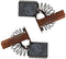 Superior Electric N08 Japanese Carbon Brush Set Replaces Milwaukee 22-18-0670 (2/Pack)...