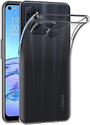 MaiJin Case for OPPO A53 / OPPO A52 / OPPO A33 (2020) / OPPO A53s (6.5 inch) Soft TPU Rubber Gel Bumper Transparent Back Cover...