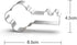 Small Key and House Cookie Cutters Set - Stainless Steel...