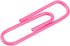 JAM PAPER Colorful Standard Paper Clips - Regular 1 Inch - Pink Paperclips - 100/Pack...