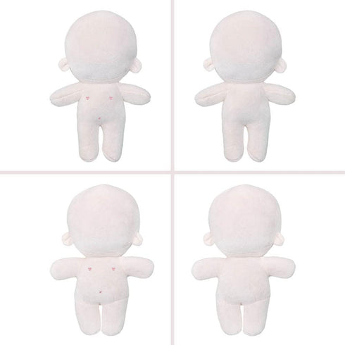 niannyyhouse 7.8in?20CM? Plush Doll with Embroidery Humanoid Stuffed Toys Dress Up Normal Body Glossy Wearable Clothing (20CM, A-1)...