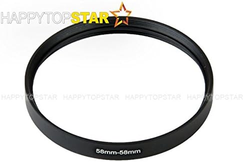 Metal 58-58 mm 58mm 58 mm Female to Female Coupling Ring Adapter for Lens Filter...