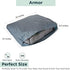 Molly Mutt Water-Resistant Dog Bed Liner, Polyester Bed Liner for Dogs, Easy to Clean, Gray, Small,22"x27"x4.75"...