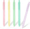 AUAUY Writing Instrument, 5PCS Retractable Gel Pens, Medium Point Quick Dry Gel Ink Pen, Macaron Colored Ink for Writing, Journaling, Note Taking,...