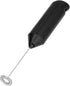 Mini Handheld Drink Mixer, Portable Stainless Steel Electric Milk Frother with Metal Base for Kitchens (Black and Bracket)...