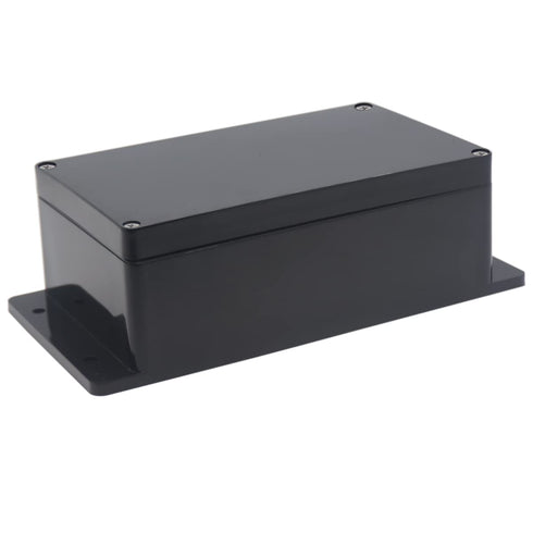 Watertight Junction Box, IP67 Waterproof Project Box Durable ABS Plastic Electronic Enclosure Case for DIY Electrical Project with Wall Fixed Ear ...