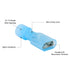 160PCS 16-14 AWG Female Nylon Spade Connector Blue Electrical Quick Disconnect Wire Connectors Kit - Tinned Copper Wire Spade Terminals Automotive...