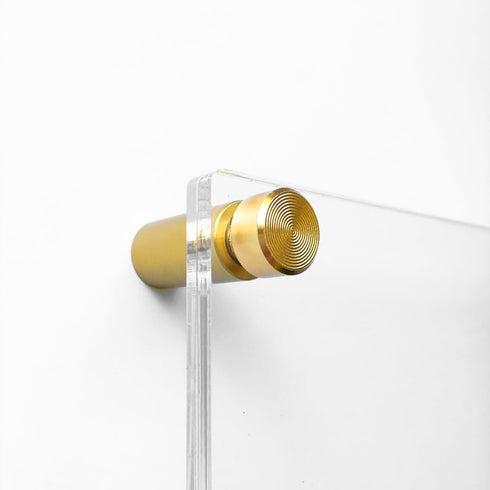 Wexel Art 1" Gold Stainless Steel Mounting Hardware for Acrylic Floating Frames (Pack of 4)...