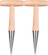 Hemoton 2pcs Gardening Hole Punch Gardening Hand Seeder Tool Seeding Gardening Tool Wood Dibbler Dibber Garden Tools Garden Hole Puncher Wood Tool...