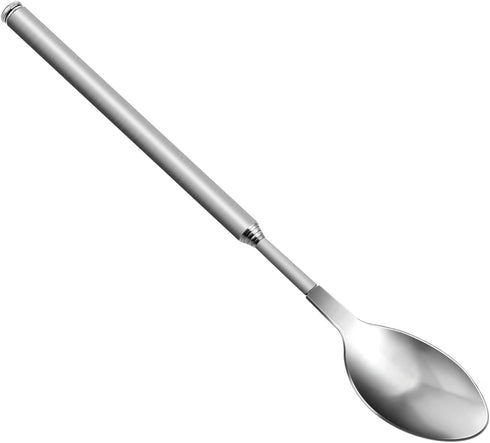 Telescopic Spoon Retractable Spoon Extending Spoon 20~63cm/ 8~24.8inch Long, Stainless Steel Telescopic Spoon Extendable Cooking Spoons Extra Long...