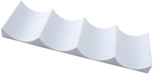 CALIDAKA European Style Wine Rack Countertop Wine Bottle Display Mat Wine Holder Storage Organizer Can Easy Stacker Storage Rack Wave Shape Champa...