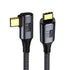 NFHK Angled USB4 Cable 40Gbps with 100W Charging and 8K@60Hz 5K@60Hz USB4.0 Compatible with Thunderbolt3/4 120cm......