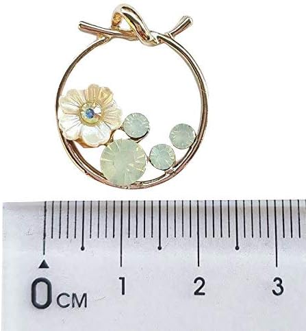 Chenkou Craft Random 20pcs Wholesale Lots Mix Alloy Resin Rhinestone Flowers Pendants Charms Beads Bracelet Necklace Jewelry Findings...