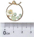 Chenkou Craft Random 20pcs Wholesale Lots Mix Alloy Resin Rhinestone Flowers Pendants Charms Beads Bracelet Necklace Jewelry Findings...
