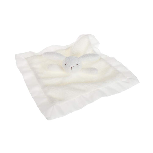Apricot Lamb Stuffed Animals Soft Security Blanket White Bunny Rabbit Infant Nursery Character Blanket Luxury Snuggler Plush(White Bunny, 14 Inche...