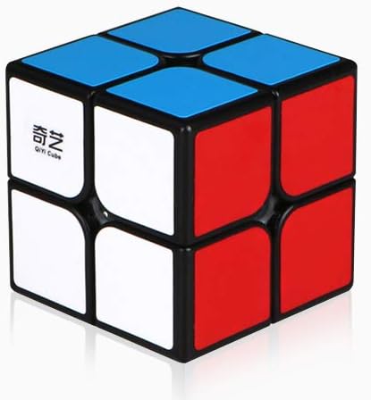 Qidi Speed Cube 2x2- Smooth Bright-Light Sticker(Classic Colors) - 2x2x2 Puzzles Toys, The Most Educational Toy to Effectively Improve Child's Con...