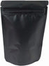 PABCK 100 Pcs 3.9x5.9 inch Matte Black Resealable Stand Up Bags with Window Heat Seal Bulk Food Storage Packaging Foil Pouches...