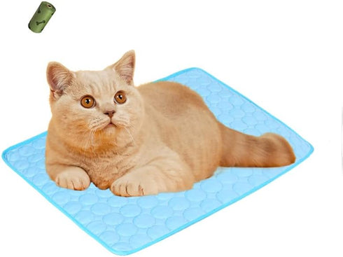 MICROCOSMOS Summer Cooling Mat & Sleeping Pad- Water Absorption Top, Materials Safe, Easy Carry, EZ Clean. Keep Cooling for Pets, Kids and Adults....