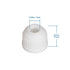 StonyLab Thermometer Inlet Adapter with 19/22 Inner Joint, 80mm Height, for Distillation Apparatus...