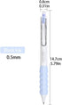 PapaBear Black gel pen, Lantern Shaped Grip, Student Examination Special Pen, Retractable Ballpoint Pen, Fashionable Elegant pen, 6-Pack...
