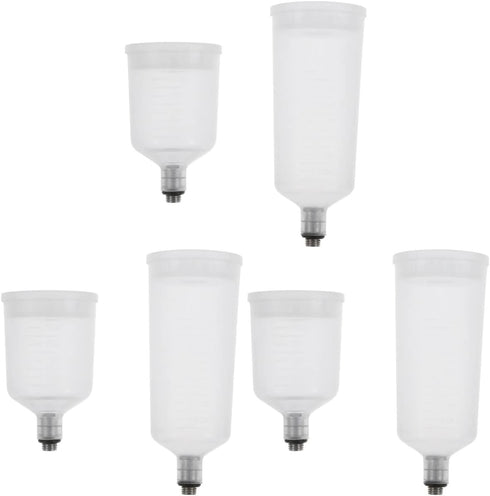 Ciieeo Plastic Containers Plastic Containers Plastic Containers PCS Plastic Spray airbrush pigment cup air spray paint cup Refillable Airbrush Pai...