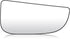 Passenger Right Side View Mirror Glass Replacement for Dodge Ram 1500 2500 3500 4500 5500 2009-2020, Replace 68067730AA...