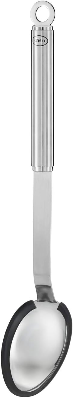 Roesle Roesle Stainless Steel Cooking, Silicone Edge, Basting Spoon...