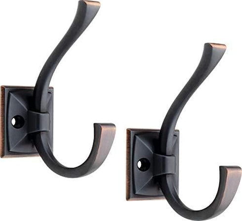Liberty Hardware 137246 Ruavista Coat and Hat Hook, Single, Bronze with Copper Highlights...