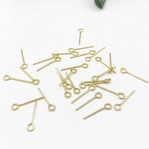 200 Pcs Metal Eye Pin Connectors Sewing Pinsjewellery Making Earring Hooks for DIY Crafts Jewellery Kit...