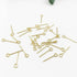 200 Pcs Metal Eye Pin Connectors Sewing Pinsjewellery Making Earring Hooks for DIY Crafts Jewellery Kit...