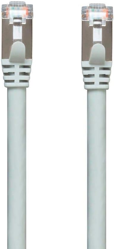 Monoprice 131330 Cat7 Ethernet Network Patch Cable - 5 feet - Gray | 26AWG, Shielded, (S/FTP) - Entegrade Series...