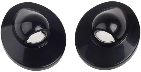 HERCOO License Plate Lights Lamp Lens Black Housing Compatible with 1999-2015 F150 F250 F350 F450 F550 Super Duty Bronco Excursion Expedition Expl...