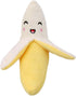 Yellow Squeeze Squeaker Puppy Dog Toys Plush Dog Chew Toys (Banana) Dog Squeak Toys...