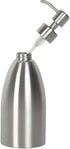 304 Stainless Steel Soap Dispenser 16oz Rust-Proof Liquid Soap Pump Bottle for Kitchen or Bathroom Countertop Hand Dish Lotion Leak-proof (Brushed...