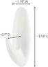 Command Medium Designer Hooks, Damage Free Hanging Wall Hooks with Adhesive Strips, No Tools Wall Hooks for Hanging Decorations in Living Spaces, ...