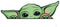 2 Pack - Peeking Baby Yoda Vinyl Decal Sticker for Cars | Trucks | Vans | SUVs | Walls | Windows | Laptops | Notebooks | Cups | Bottles | Size: 5"...