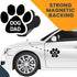 Magnet Me Up: Dog Dad Pawprint Magnet Decal - 5 Inch, Heavy-Duty Automotive Magnet for Car, Truck, SUV - Express Your Proud Pet Parenthood with Th...