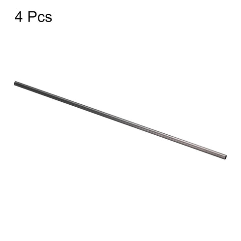 uxcell 4Pcs Carbon Fiber Tube 2.5 x 4 x 200mm Pultruded Carbon Fiber Tubing for RC Airplane Kite Wing Tube Quadcopter Arm...