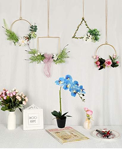 20" (50cm) LED Blossom Orchid Flower Pot Lighted Bonsai 7PCs Warm LED with 2*AA Battery Pot,7 PCs Real Touch Flowers with Buds...