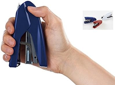 Max HD-10DFL/R2 Power Flat Stapler, 26 Pieces, Red...