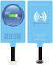 IVY QI Wireless Charging Receiver Adapter with Fast&Smart Microchip Technology for Samsung Galaxy A16 A26 A36 A56 A06 A15 A55 A35 A25 A54 A14 A34 ...