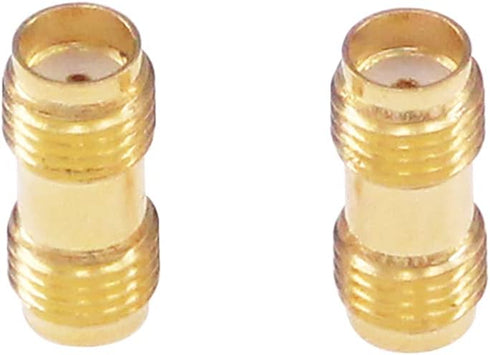 10pcs Antenna Adapter SMA Female to SMA Female Connector Coupler Barrel Adapter Converter for Antenna Radio(F10-10)...