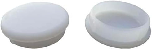 1-1/4" Deluxe Wrought Iron Chair Glides, Protect Your Outdoor Furniture, Chair Leg Floor Protectors, Plastic Floor Protector, Round, Pack of 16, W...