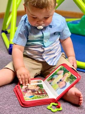 Baby Photo Album - Soft Baby Book First Year Baby Photo Book | My First Book of Photos with Woodland Animals - Baby Album Holds 4x6 Pictures for M...