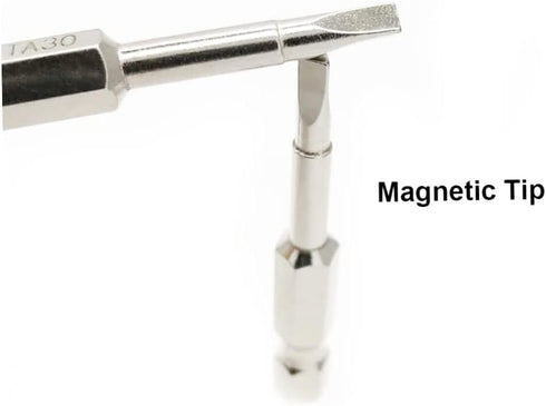 5 Pcs 50mm 1/4 Hex Shank Magnetic Triangle Head Screwdriver Bit Set S2 Steel Screwdriver Bits Triangle Drill Bit...