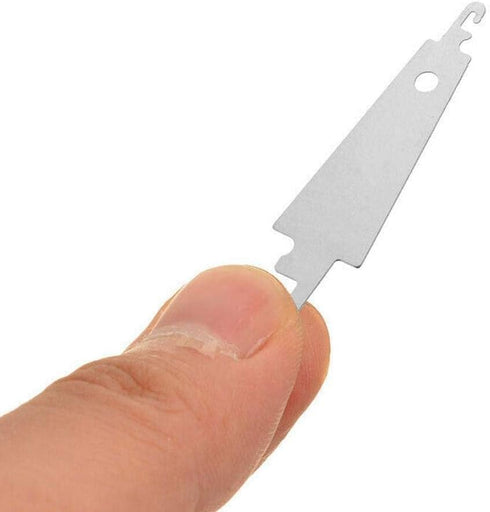 10Pcs Silver Stainless Steel Needle Threader, Embroidery Cross Stitch Needle Threading Tools DIY Sewing Accessories for Large Eye Needles Hand Cra...