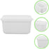 Mipcase Butter Dish with Lid, Plastic Butter Keeper Container 700ml Cheese Storage Containers for Kitchen...