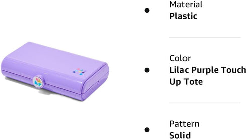Claire's Exclusive - Caboodles Makeup Travel Case with Large Built-In Mirror, Mint Auto-Open Tray, Snap-Tight Lid, Ideal for Quick Touch Ups On Th...
