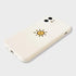 Casechics Compatible with iPhone Case,Silicone Cute Couple Matching Cartoon Sun Moon Camera Lens Protection Soft Shockproof Cover Phone Case (Whit...