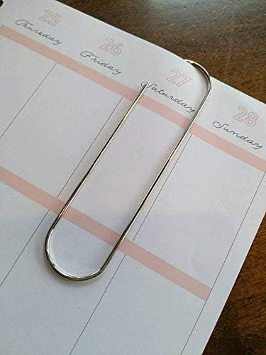 1InTheOffice Jumbo Paper Clips, Gold, Smooth, 2/Pack...